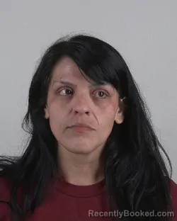 Mugshot of Mercedes Robledo booked in Tarrant County, Texas on August 21, 2026