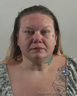 Mugshot of Samantha Lavender booked in Tarrant County, Texas on August 22, 2026