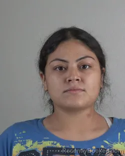 Mugshot of Mirella Guzman booked in Tarrant County, Texas on August 18, 2026