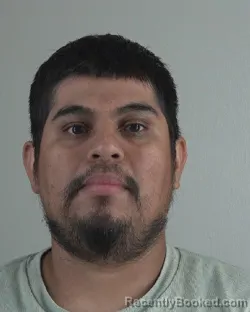 Mugshot of Oscar Mendoza booked in Tarrant County, Texas on August 20, 2026