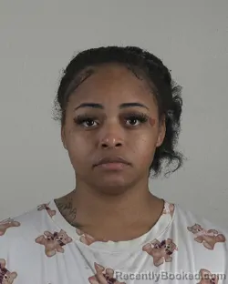 Mugshot of Zahrah Muhammad booked in Tarrant County, Texas on October 2, 2026