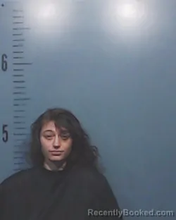 Mugshot of Mallory Pauline Hughes booked in Taylor County, Texas on March 21, 2026