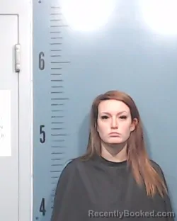 Mugshot of Lilly Alynn Miller booked in Taylor County, Texas on April 1, 2026