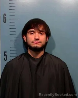 Mugshot of Adrian Javiel Trevino booked in Taylor County, Texas on July 25, 2026