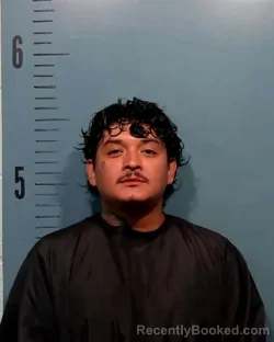 Mugshot of Angelo Isaiah Garcia booked in Taylor County, Texas on August 8, 2026