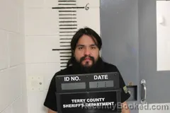 Mugshot of AUGUSTINE GARCIA booked in Terry County, Texas on March 21, 2026