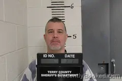 Mugshot of JOSHUA OVERBY booked in Terry County, Texas on March 25, 2026