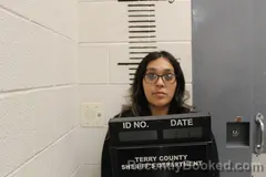 Mugshot of MELINDA CONSTANCIO booked in Terry County, Texas on May 1, 2026