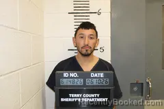 Mugshot of LUIS FLORES booked in Terry County, Texas on June 10, 2026