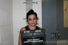 Mugshot of AMY ORTEGA booked in Terry County, Texas on July 12, 2026
