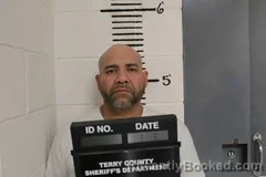 Mugshot of Mark Perez booked in Terry County, Texas on August 18, 2026