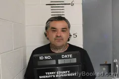 Mugshot of Blas Gonzales booked in Terry County, Texas on August 18, 2026