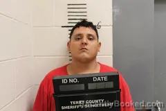 Mugshot of Jesus Herrera booked in Terry County, Texas on August 23, 2026
