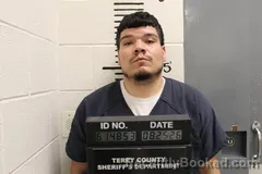 Mugshot of John Perez booked in Terry County, Texas on August 25, 2026