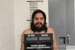 Mugshot of Augustine Garcia booked in Terry County, Texas on September 5, 2026