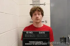 Mugshot of Tyler Marriott booked in Terry County, Texas on September 8, 2026