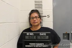 Mugshot of Patricia Alvarado booked in Terry County, Texas on September 8, 2026