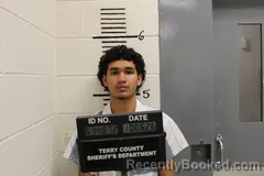 Mugshot of Jayden Valencia booked in Terry County, Texas on October 6, 2026