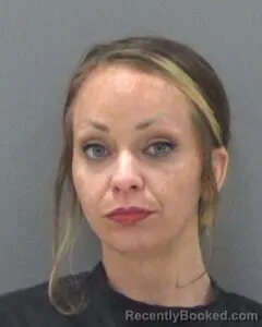 Mugshot of Sari Thompson booked in Tom Green County, Texas on August 6, 2026