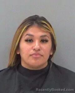 Mugshot of Leticia Contreras booked in Tom Green County, Texas on August 7, 2026