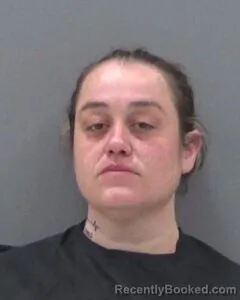 Mugshot of Ashley Cox booked in Tom Green County, Texas on August 8, 2026