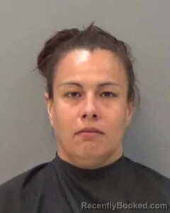 Mugshot of Melanie Flores Moreno booked in Tom Green County, Texas on August 9, 2026