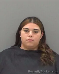 Mugshot of Emily Herrera booked in Tom Green County, Texas on August 11, 2026