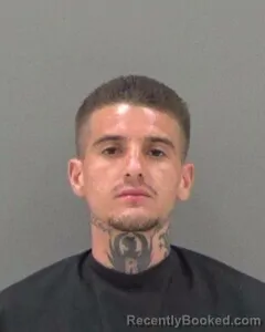 Mugshot of Roman Rodriguez booked in Tom Green County, Texas on August 12, 2026