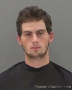 Mugshot of Alex Woolard booked in Tom Green County, Texas on August 14, 2026