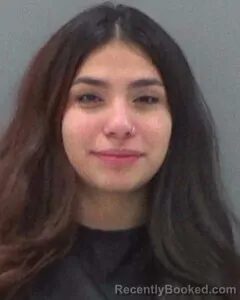 Mugshot of Jazlyn Deanda booked in Tom Green County, Texas on August 15, 2026