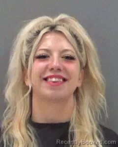 Mugshot of Ashley Johnson booked in Tom Green County, Texas on August 15, 2026