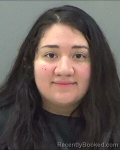 Mugshot of Alexis Garza booked in Tom Green County, Texas on August 15, 2026