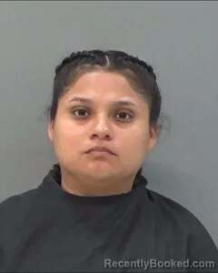 Mugshot of Esmeralda Olguin-Hernandez booked in Tom Green County, Texas on September 15, 2026