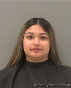 Mugshot of Angelina Pichardo booked in Tom Green County, Texas on October 23, 2026