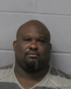 Mugshot of DERRICK HUNTER booked in Travis County, Texas on March 27, 2026