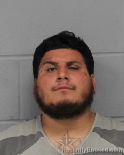 Mugshot of MARCOS VELASQUEZ booked in Travis County, Texas on June 26, 2026