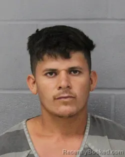 Mugshot of Antonio Vidal booked in Travis County, Texas on July 27, 2026