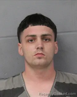 Mugshot of Maxwell Peterson booked in Travis County, Texas on July 28, 2026