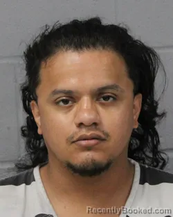 Mugshot of Marcus Santoya booked in Travis County, Texas on August 1, 2026