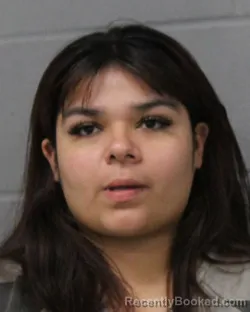 Mugshot of Destinee Guerra booked in Travis County, Texas on August 4, 2026