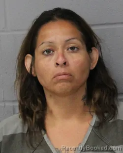 Mugshot of Vanessa Figoroa booked in Travis County, Texas on August 6, 2026