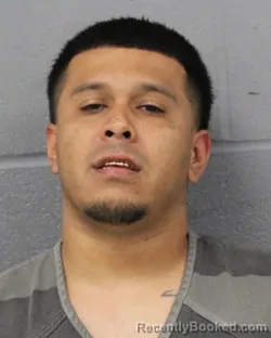 Mugshot of Andrew Reyna booked in Travis County, Texas on August 7, 2026