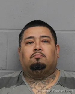 Mugshot of Edward Moreno booked in Travis County, Texas on August 7, 2026