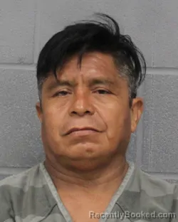 Mugshot of Hortelano Peru booked in Travis County, Texas on August 9, 2026