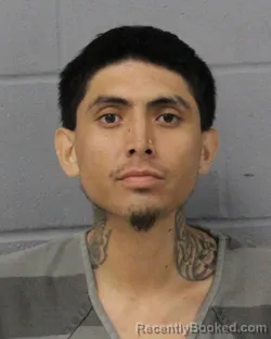 Mugshot of Christopher Mendoza Morales booked in Travis County, Texas on August 9, 2026