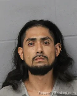 Mugshot of Marco Jimenez-Fuentes booked in Travis County, Texas on August 10, 2026