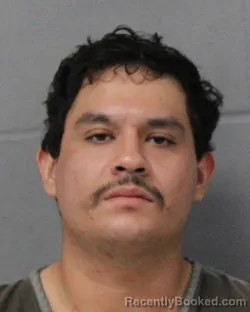 Mugshot of Bryan Escobar Loque booked in Travis County, Texas on August 10, 2026