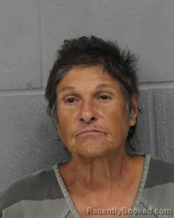 Mugshot of Diane Kostorizos booked in Travis County, Texas on August 24, 2026
