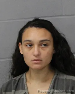 Mugshot of Christa Calderon booked in Travis County, Texas on August 25, 2026
