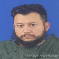 Mugshot of Luis A Salinas Andrade booked in Van Zandt County, Texas on August 7, 2026